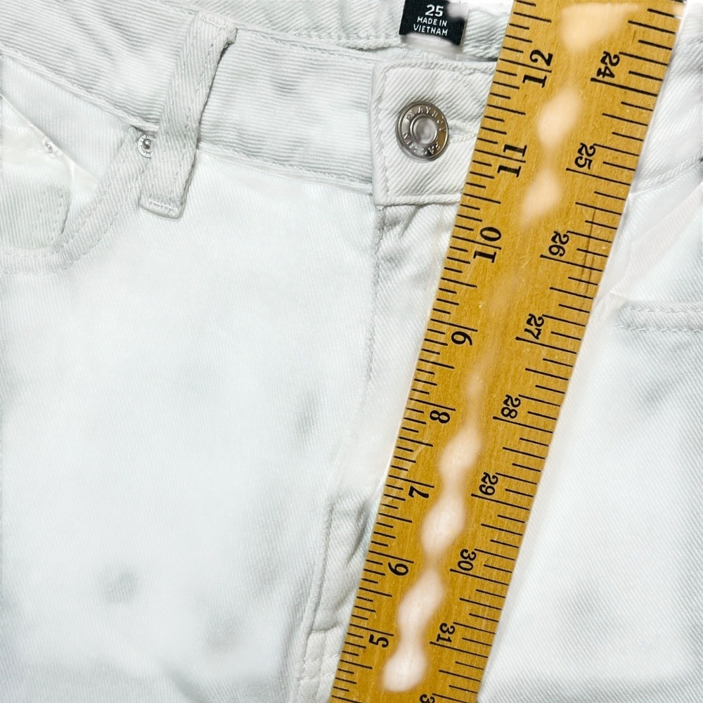 PLAYBOY Pacsun Flower Boyfriend Jeans Sz 25 90s Y2K Distressed Back Slash Retro - Picture 13 of 14